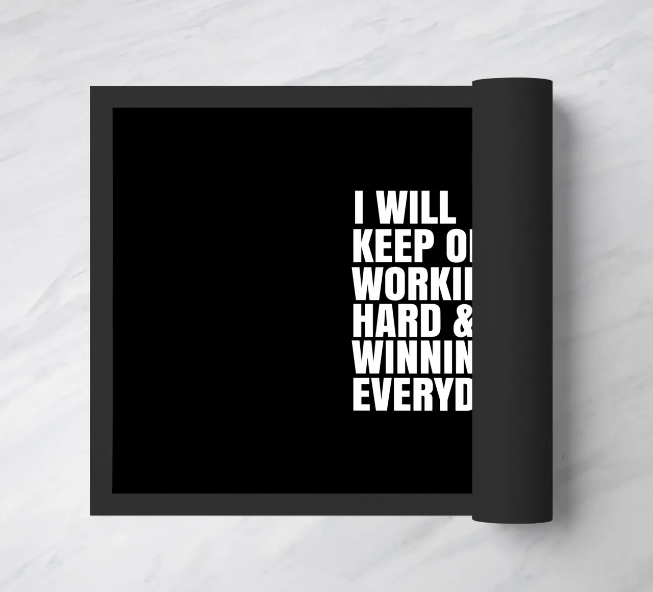 I will keep on working hard and winning everyday zerbino da happieeagle