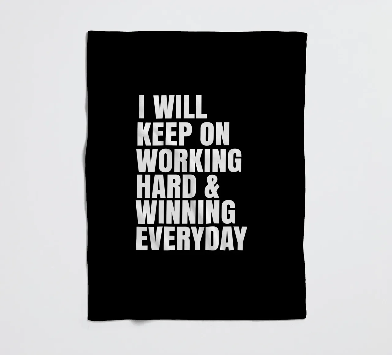 I will keep on working hard and winning everyday coperta in pile da happieeagle