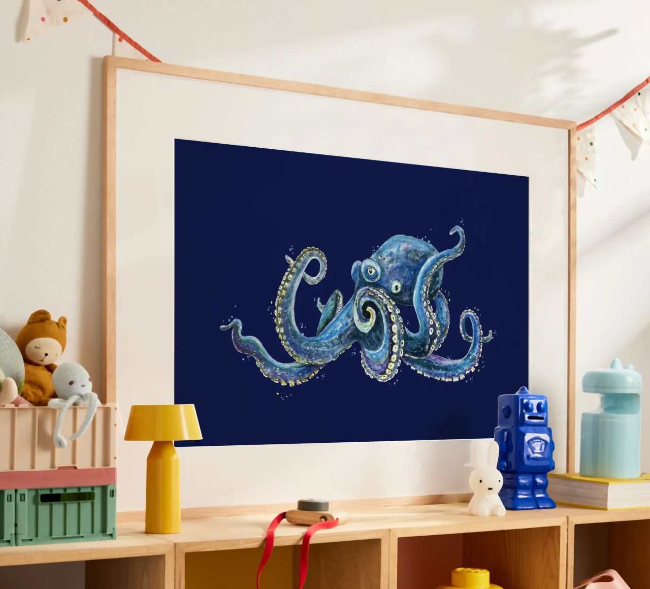 Mon ami le poulpe poster de Illustration Raissa Oltmanns