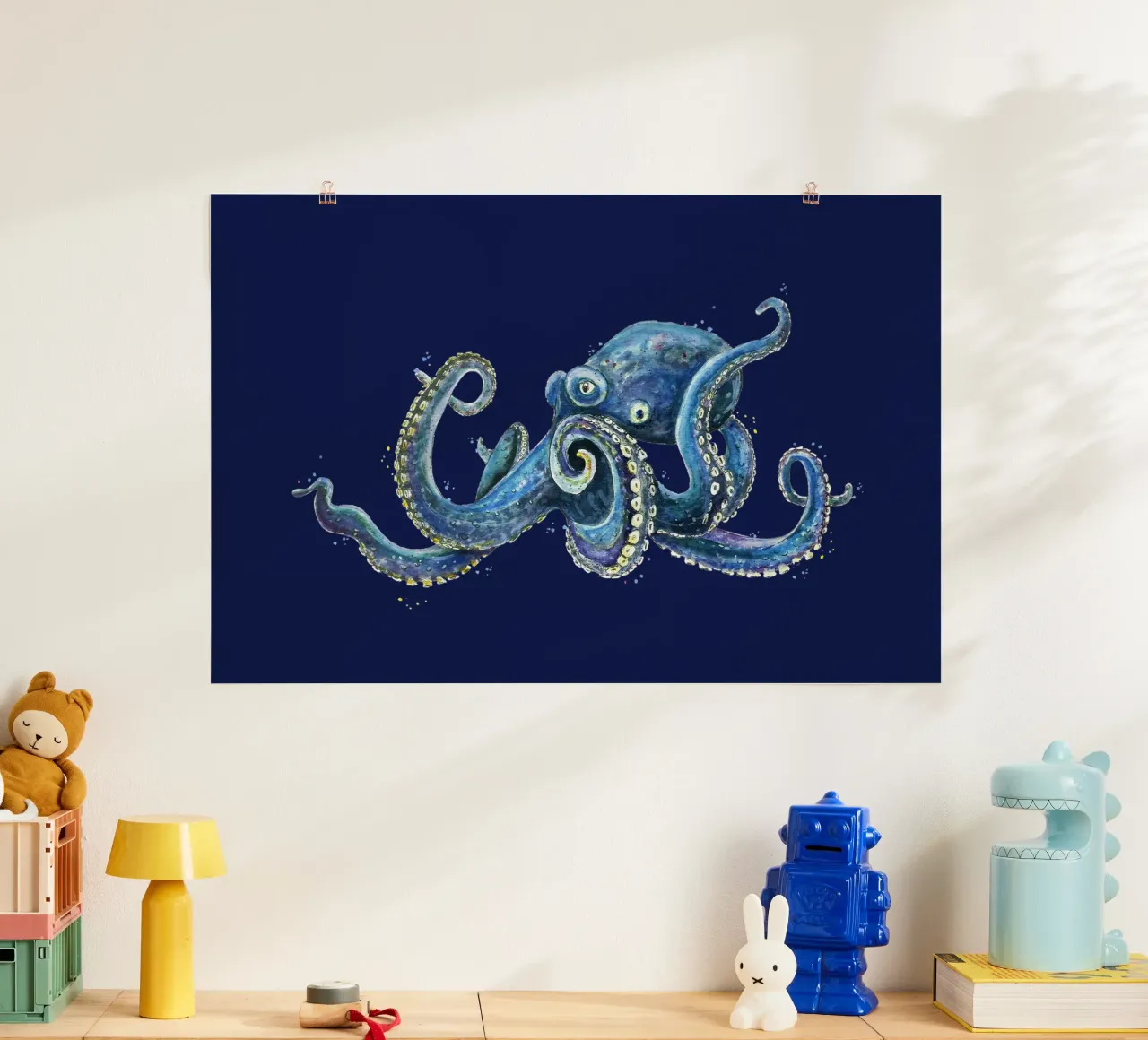 Il mio amico polpo poster da Illustration Raissa Oltmanns