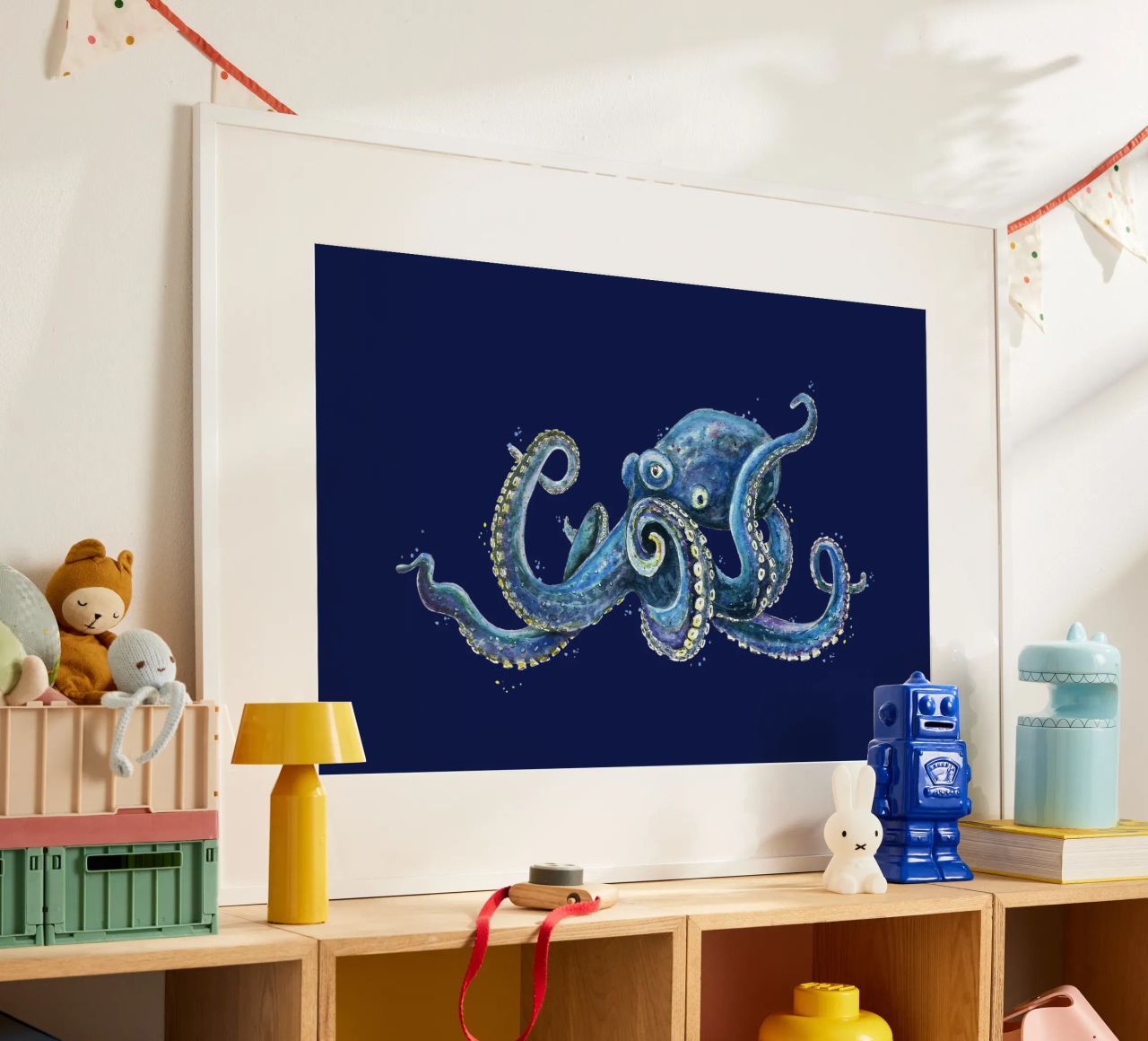 Mon ami le poulpe poster de Illustration Raissa Oltmanns