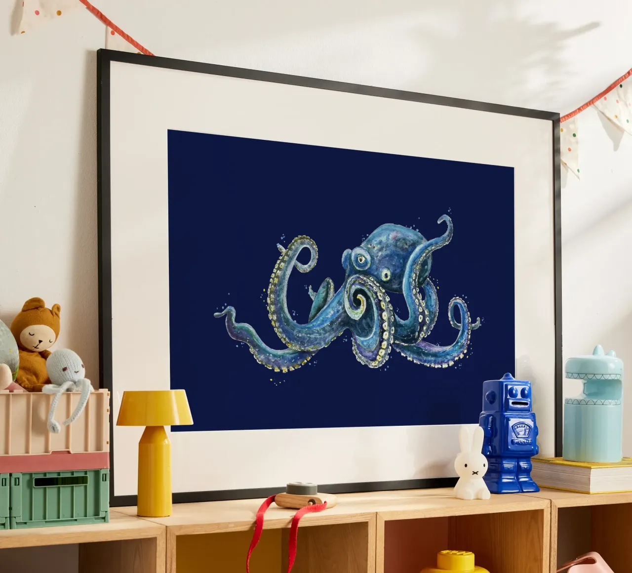 Il mio amico polpo poster da Illustration Raissa Oltmanns