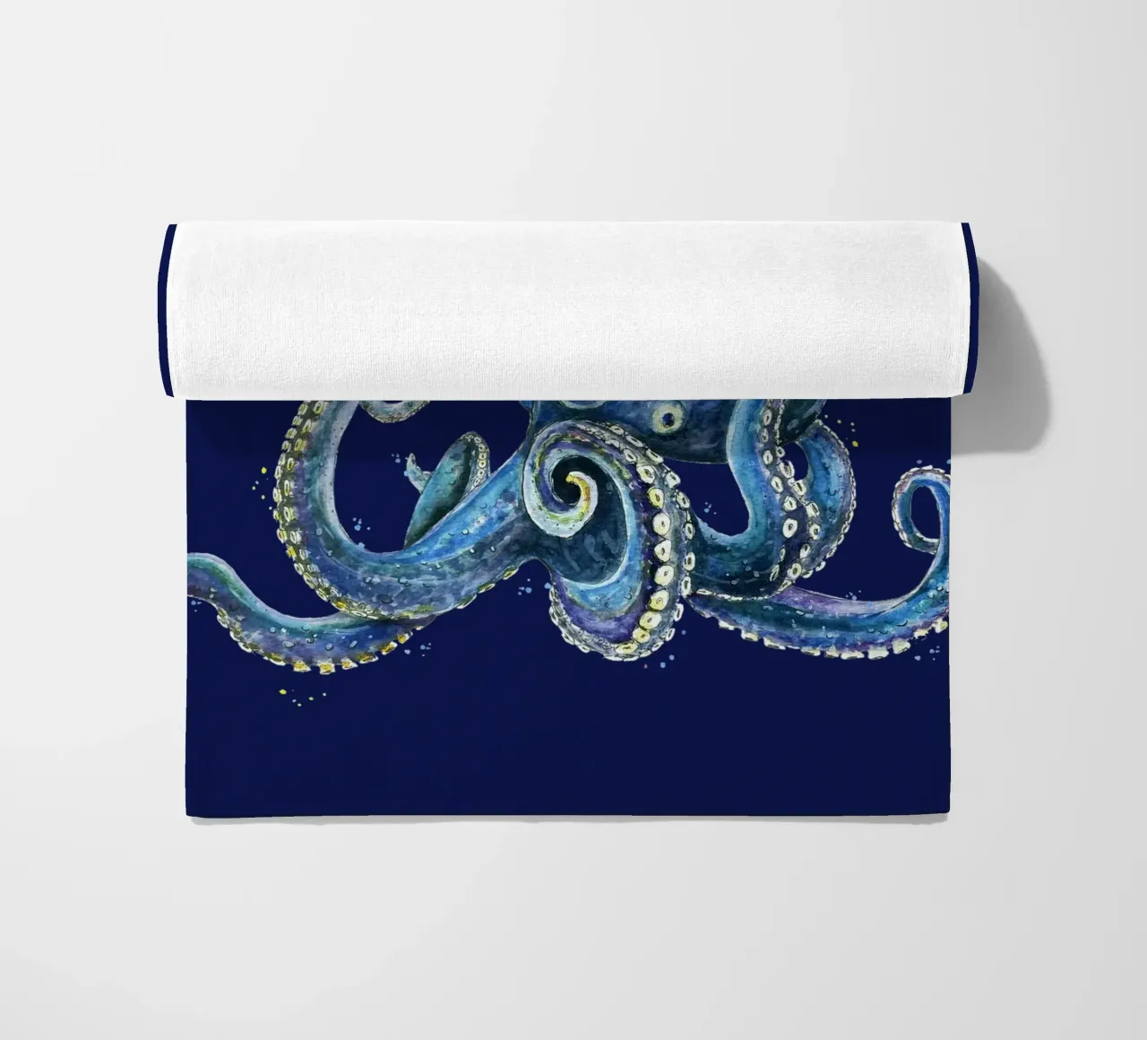 Mein Freund der Octopus Strandtuch von Illustration Raissa Oltmanns