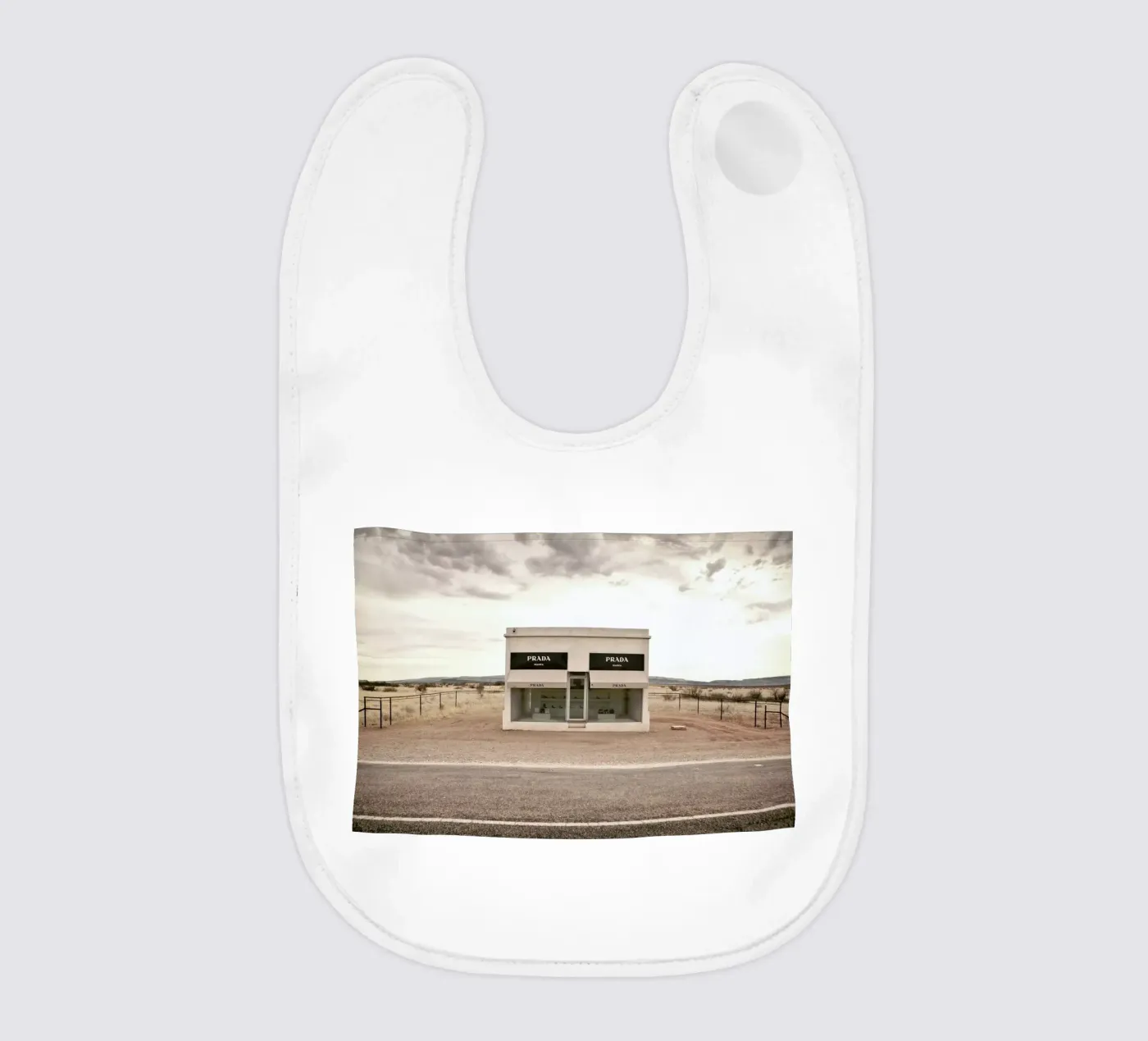 Prada Marfa bavoir de Marc Gruninger