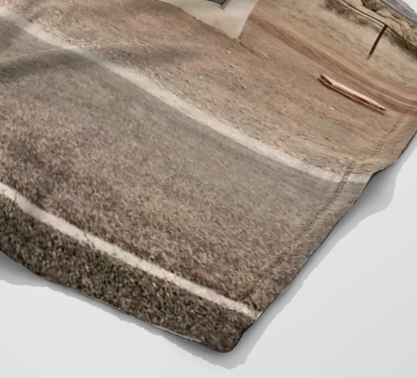 Prada Marfa fleece blanket by Marc Gruninger
