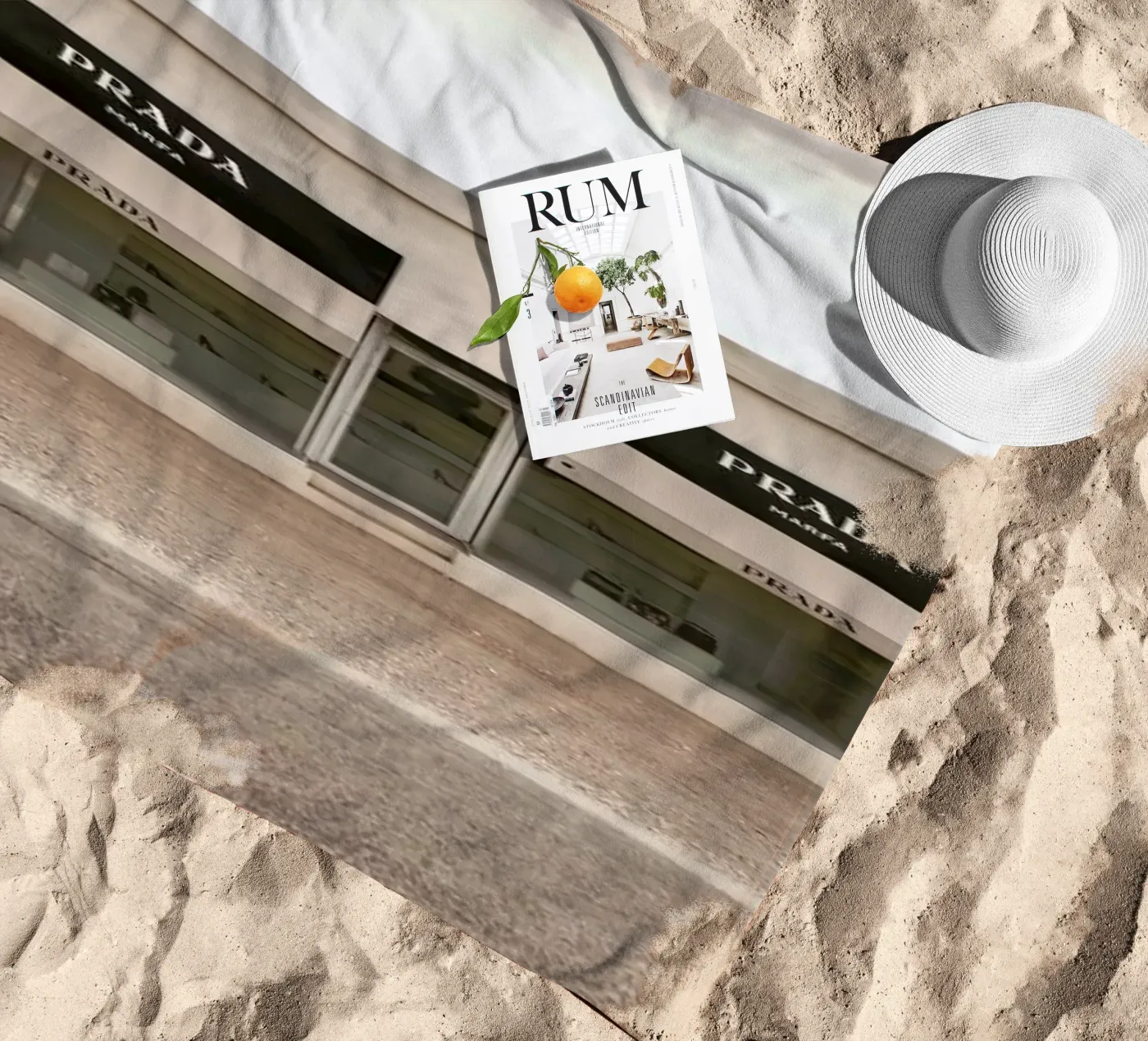 Prada Marfa telo mare da Marc Gruninger