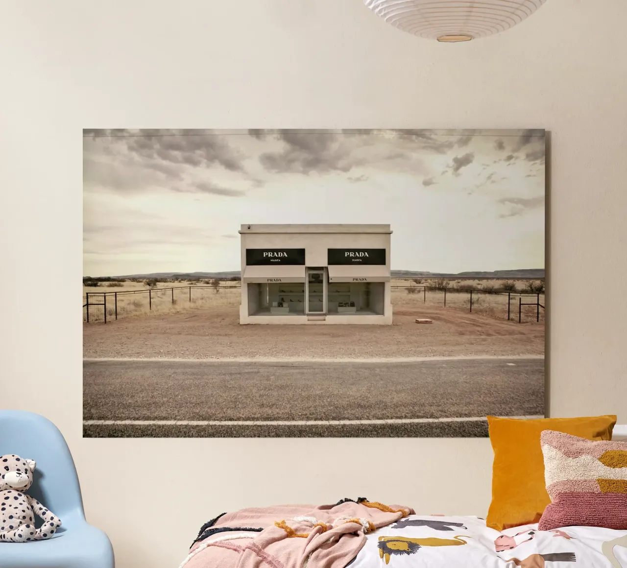 Prada Marfa alluminio dibond da Marc Gruninger