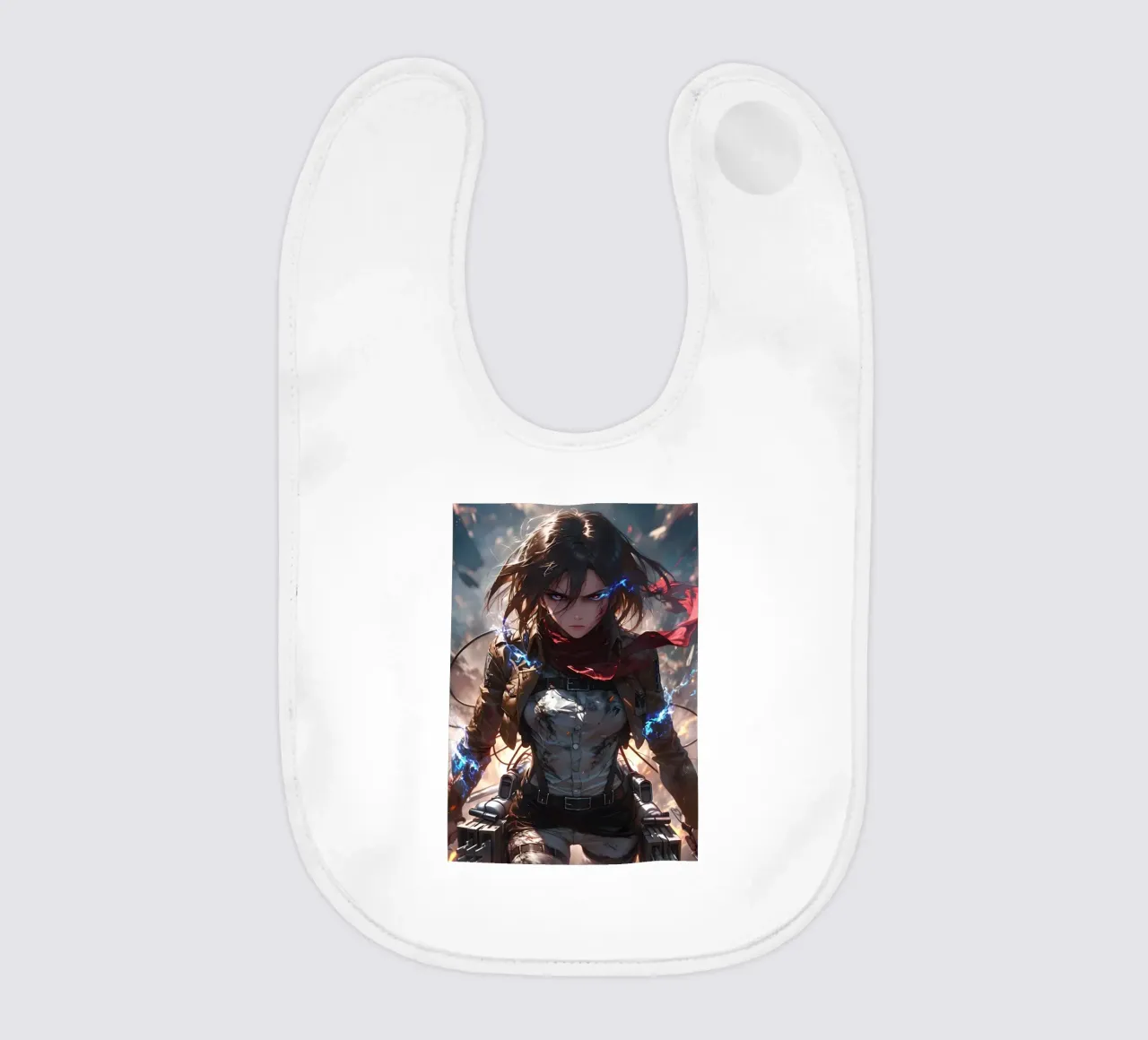 Mikasa attack on titan bavaglino da CreativeStudio