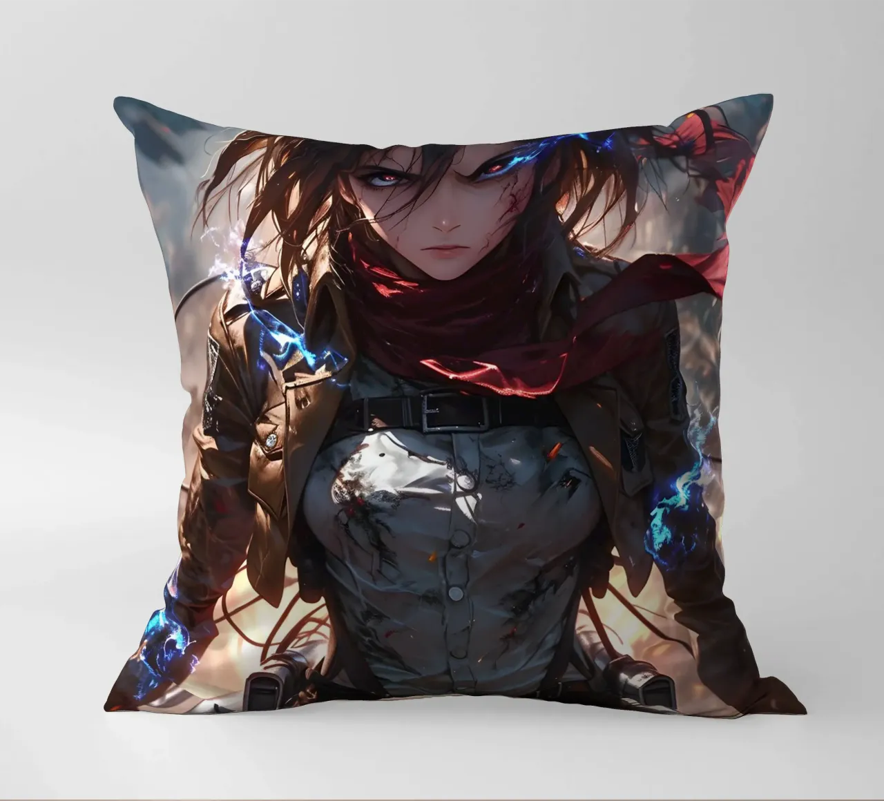 Mikasa attack on titan cuscino da CreativeStudio