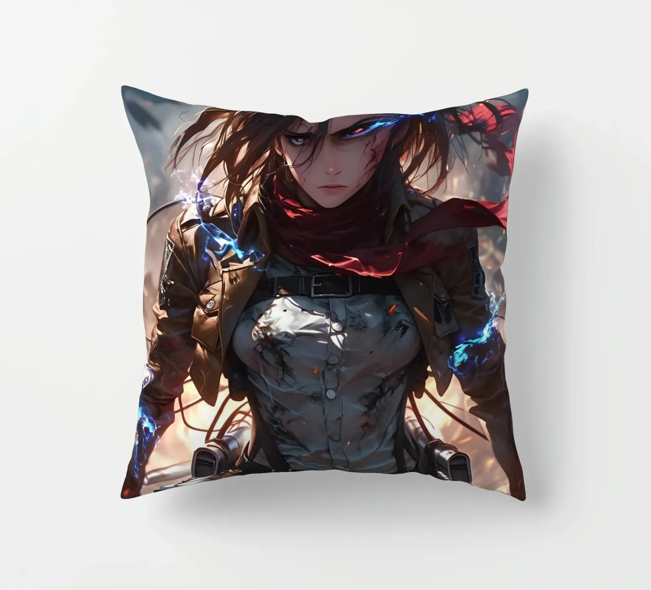 Mikasa attack on titan cuscino da CreativeStudio