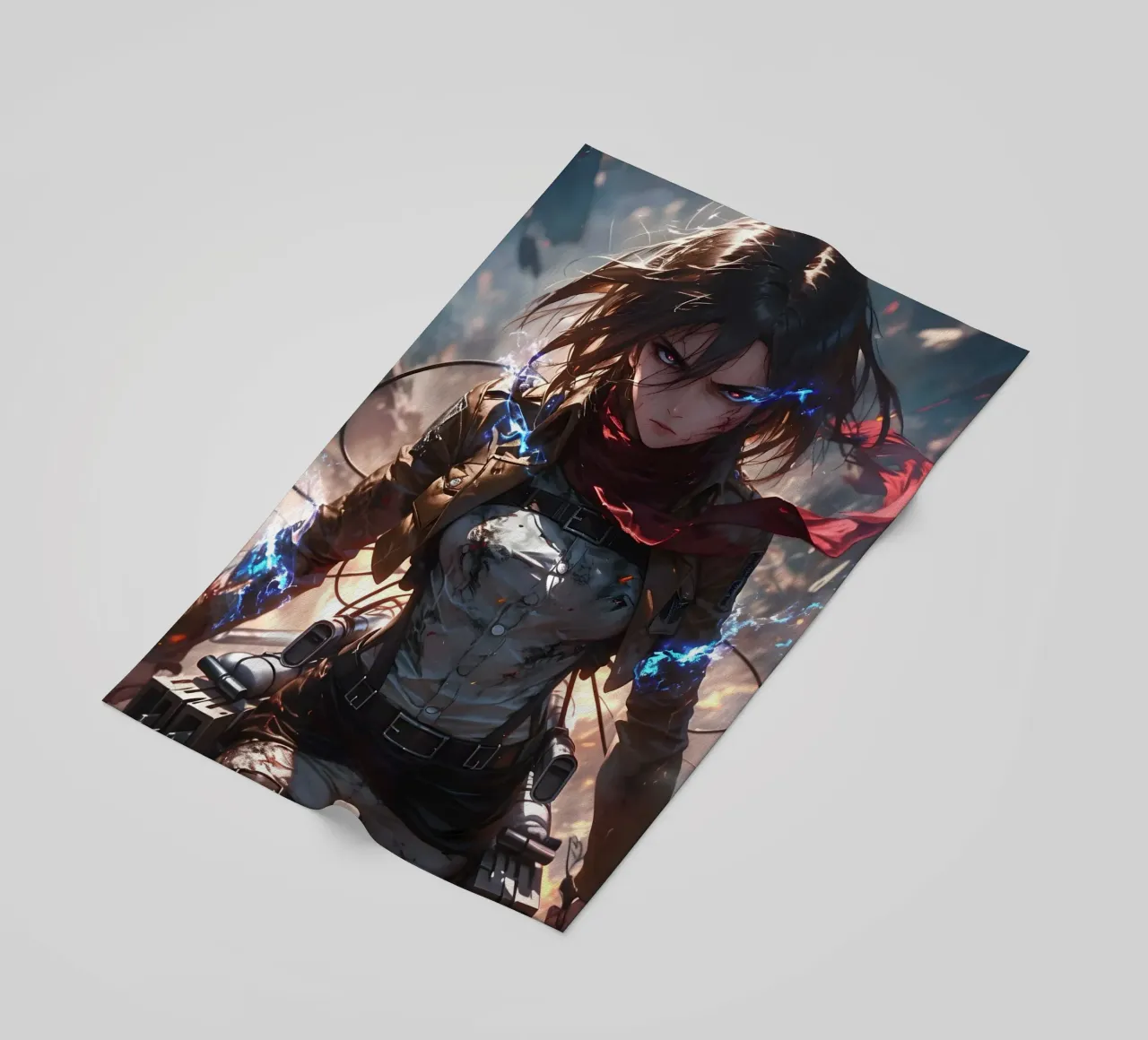Mikasa attack on titan telo mare da CreativeStudio