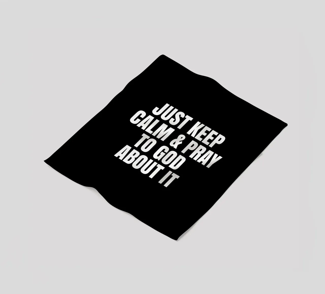 Just keep calm and pray to God about it coperta in pile da happieeagle