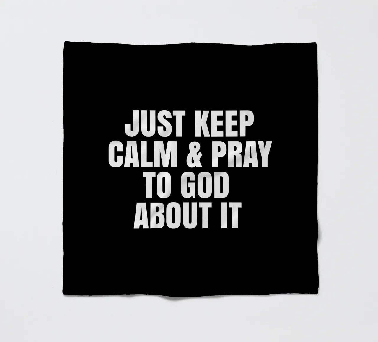 Just keep calm and pray to God about it coperta in pile da happieeagle