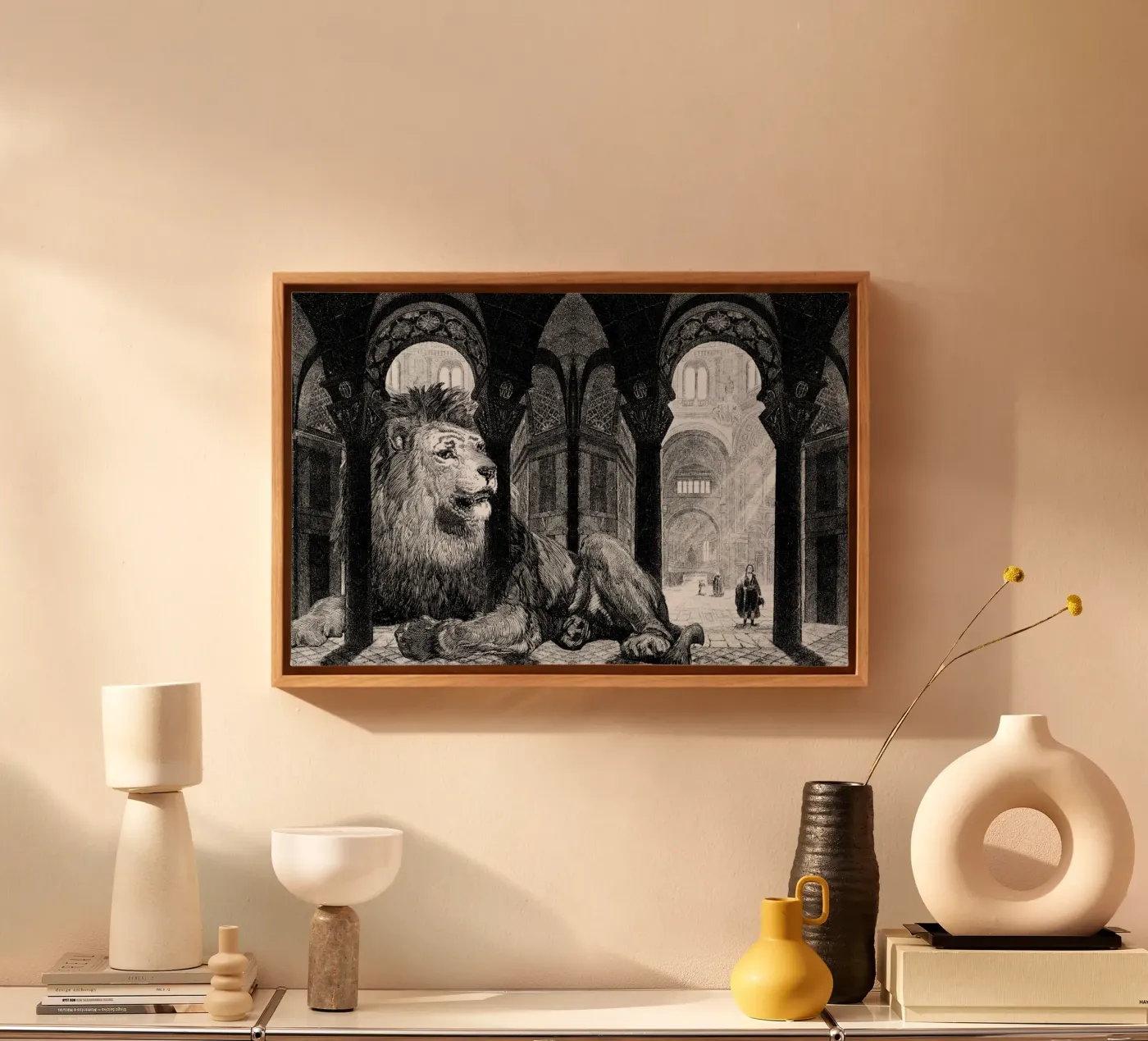 Godfrey canvas by The Gently Unfurling Sneak