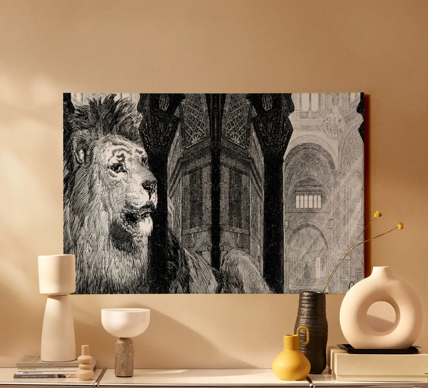 Godfrey canvas by The Gently Unfurling Sneak