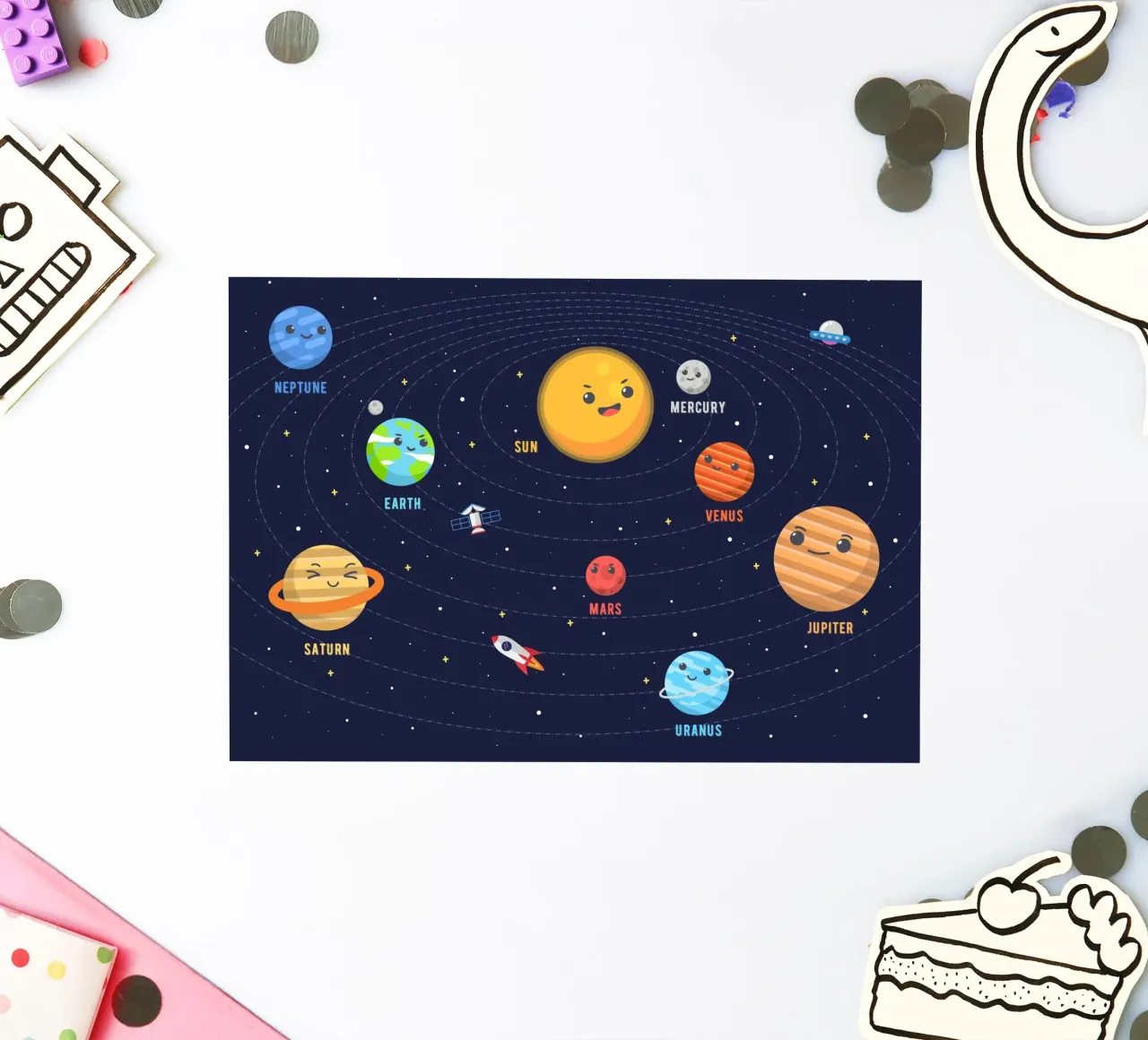 Solar System For Kids sticker by Charnwood Prints