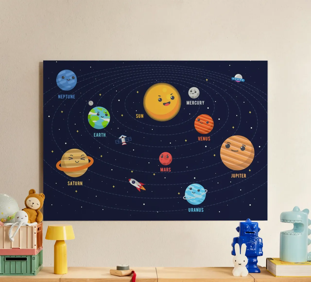 Sistema solare per bambini plexiglass da Charnwood Prints