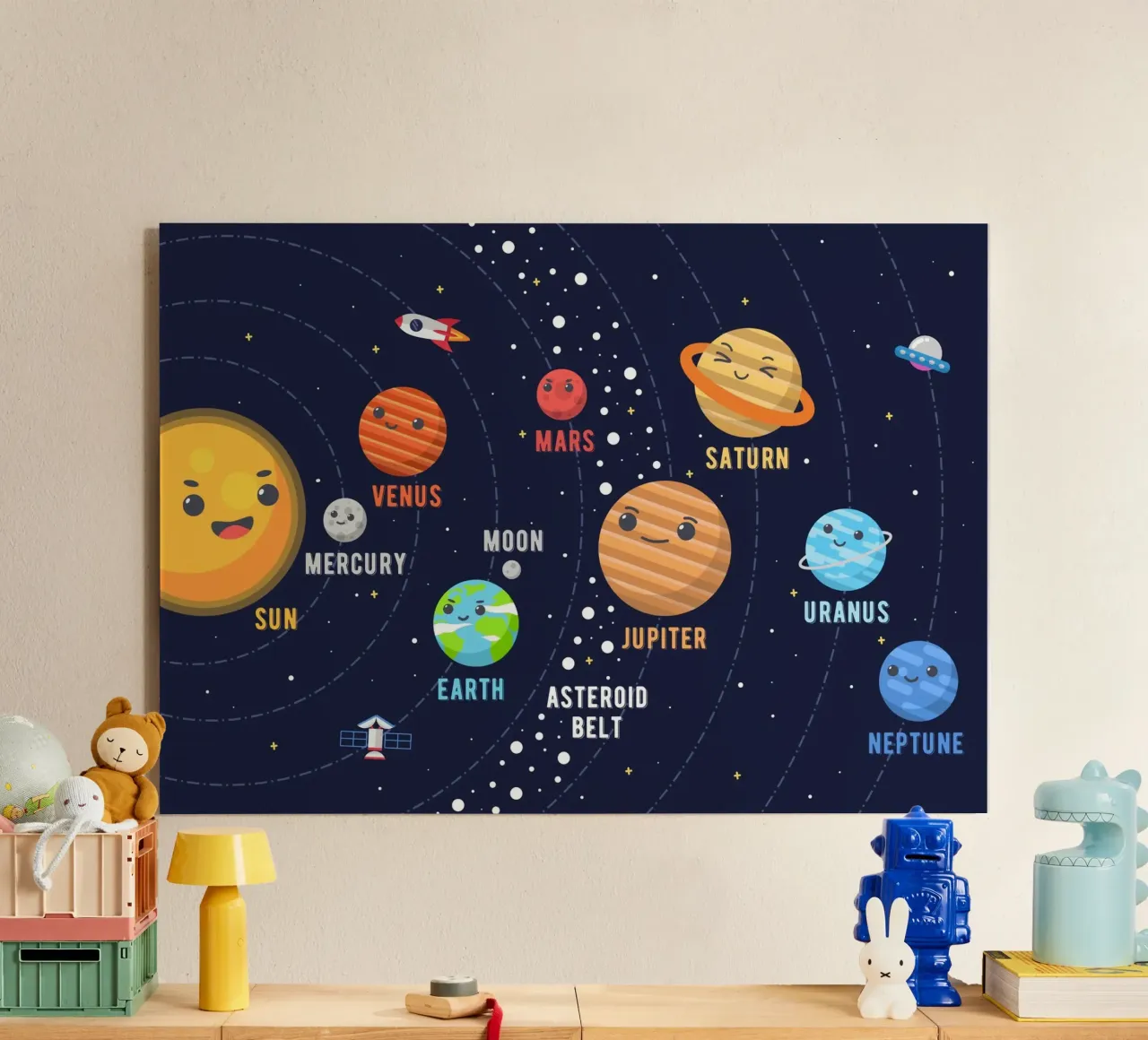 Sistema solare per bambini plexiglass da Charnwood Prints