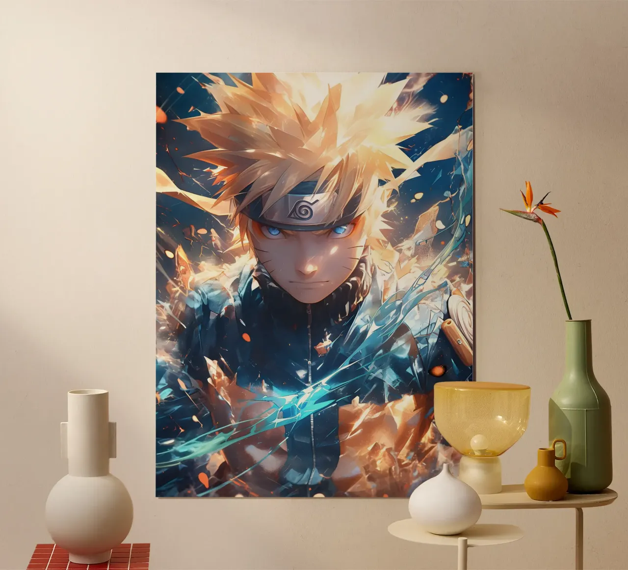 Naruto poster con telaio in alluminio da CreativeStudio