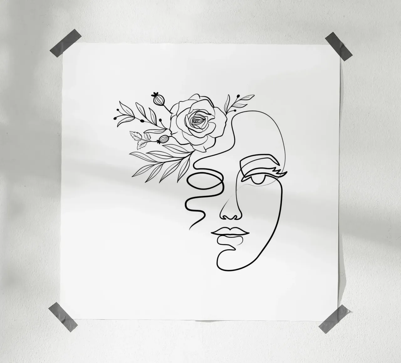 One Line Design n. 64 poster da Yaso Design - One Line Designs