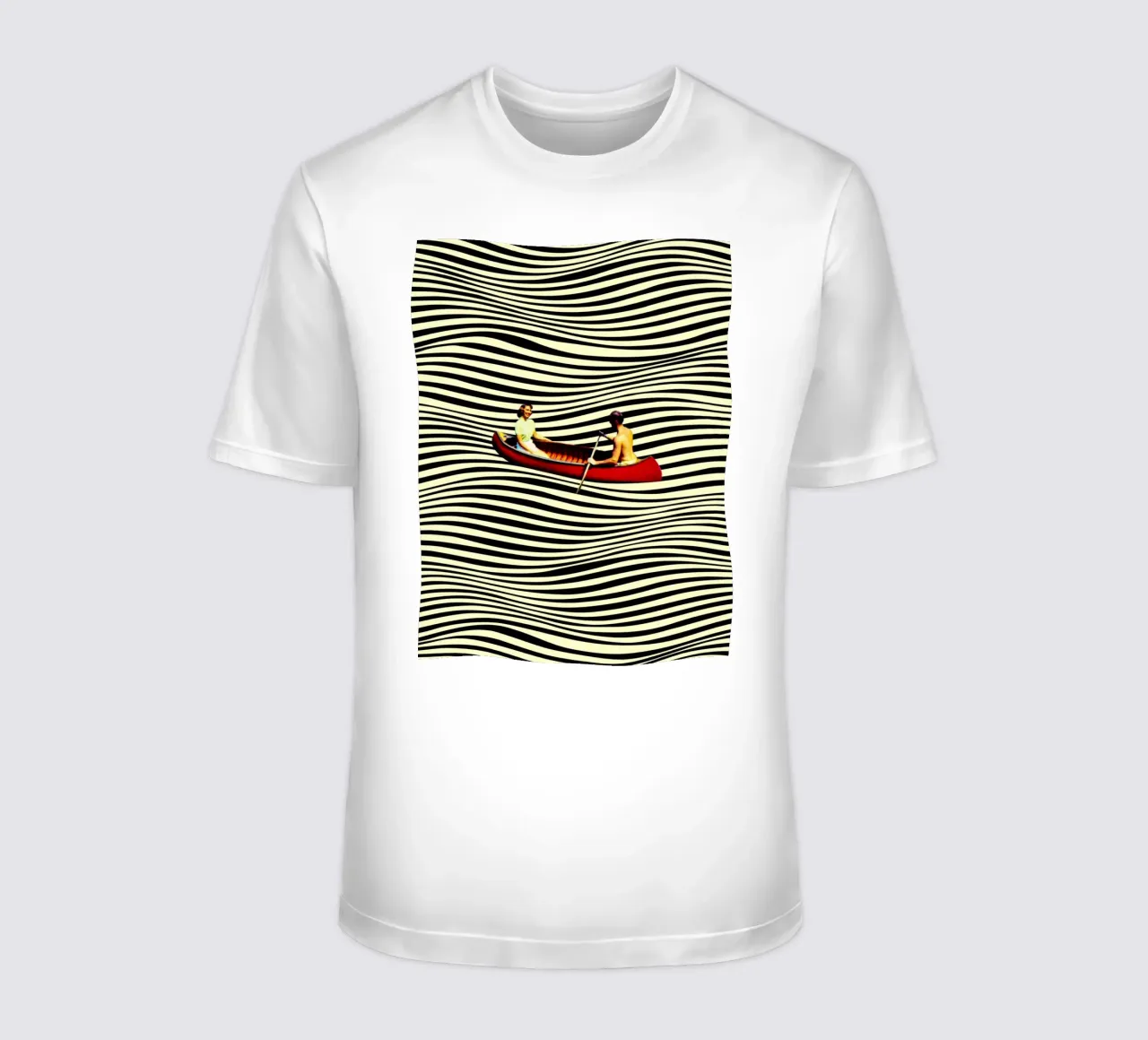 Gita in barca illusoria t-shirt da Taudalpoi