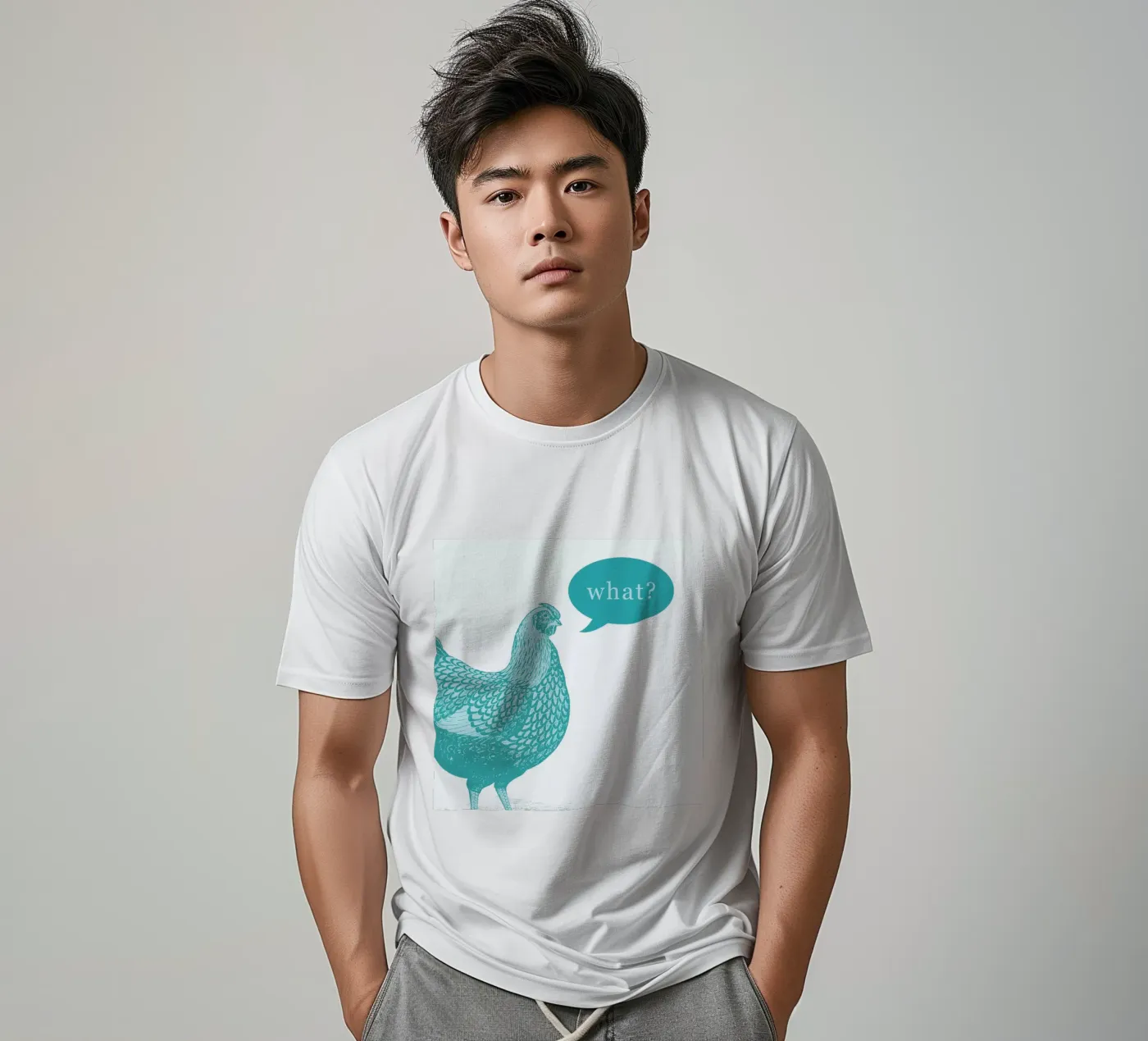 Chook t-shirt da The Gently Unfurling Sneak