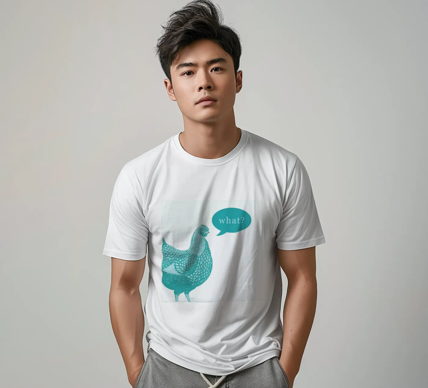 Chook t-shirt da The Gently Unfurling Sneak