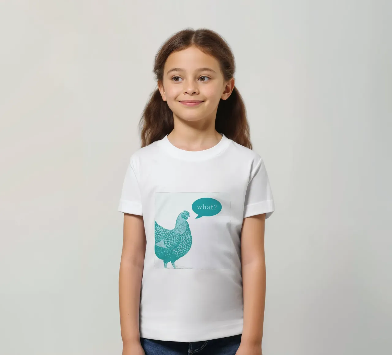 Chook t-shirt bambini da The Gently Unfurling Sneak
