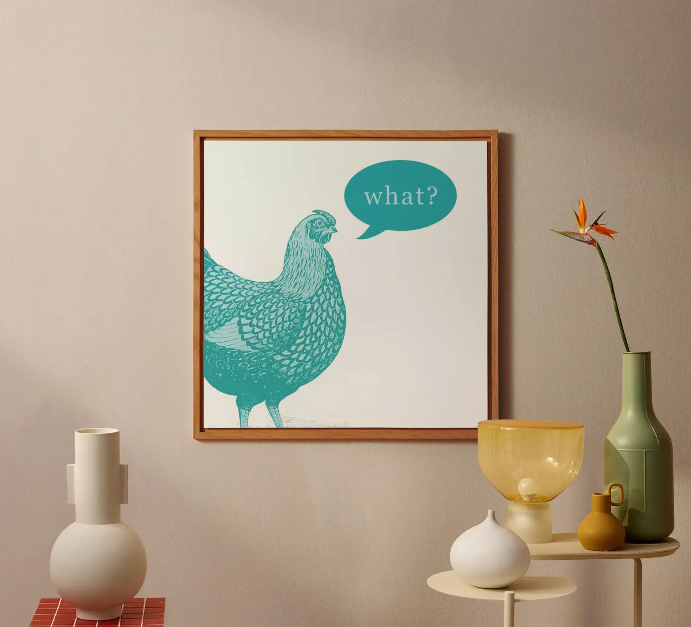 Chook alluminio dibond da The Gently Unfurling Sneak