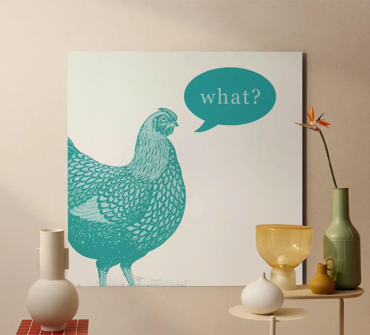 Chook alluminio dibond da The Gently Unfurling Sneak