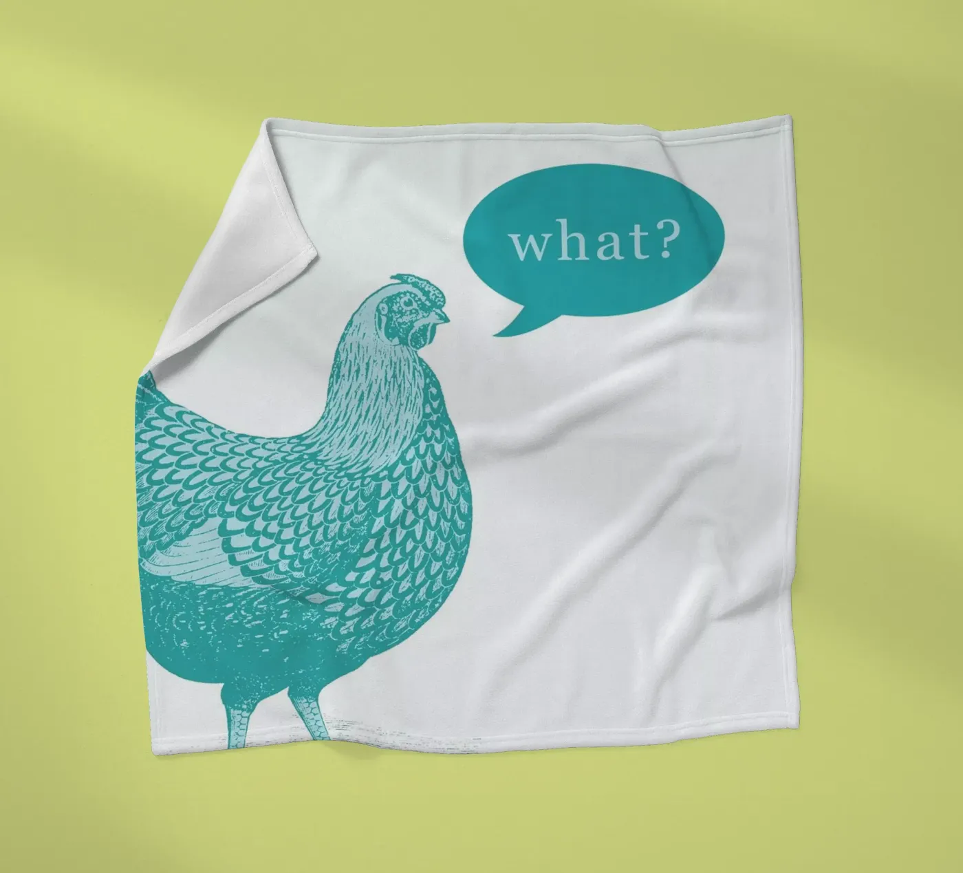 Chook Fleecedecke von The Gently Unfurling Sneak