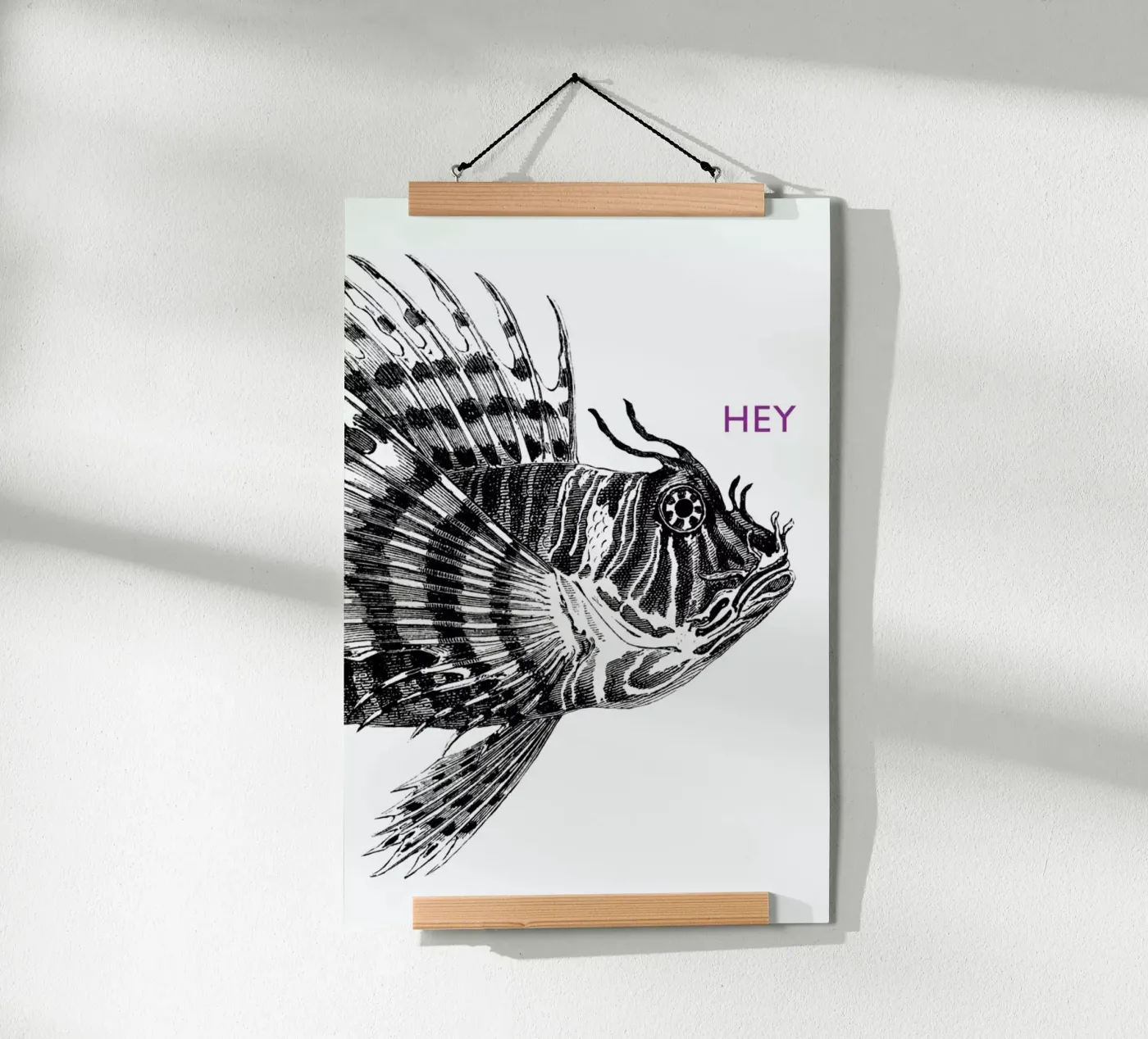 Hey Lionfish poster da The Gently Unfurling Sneak