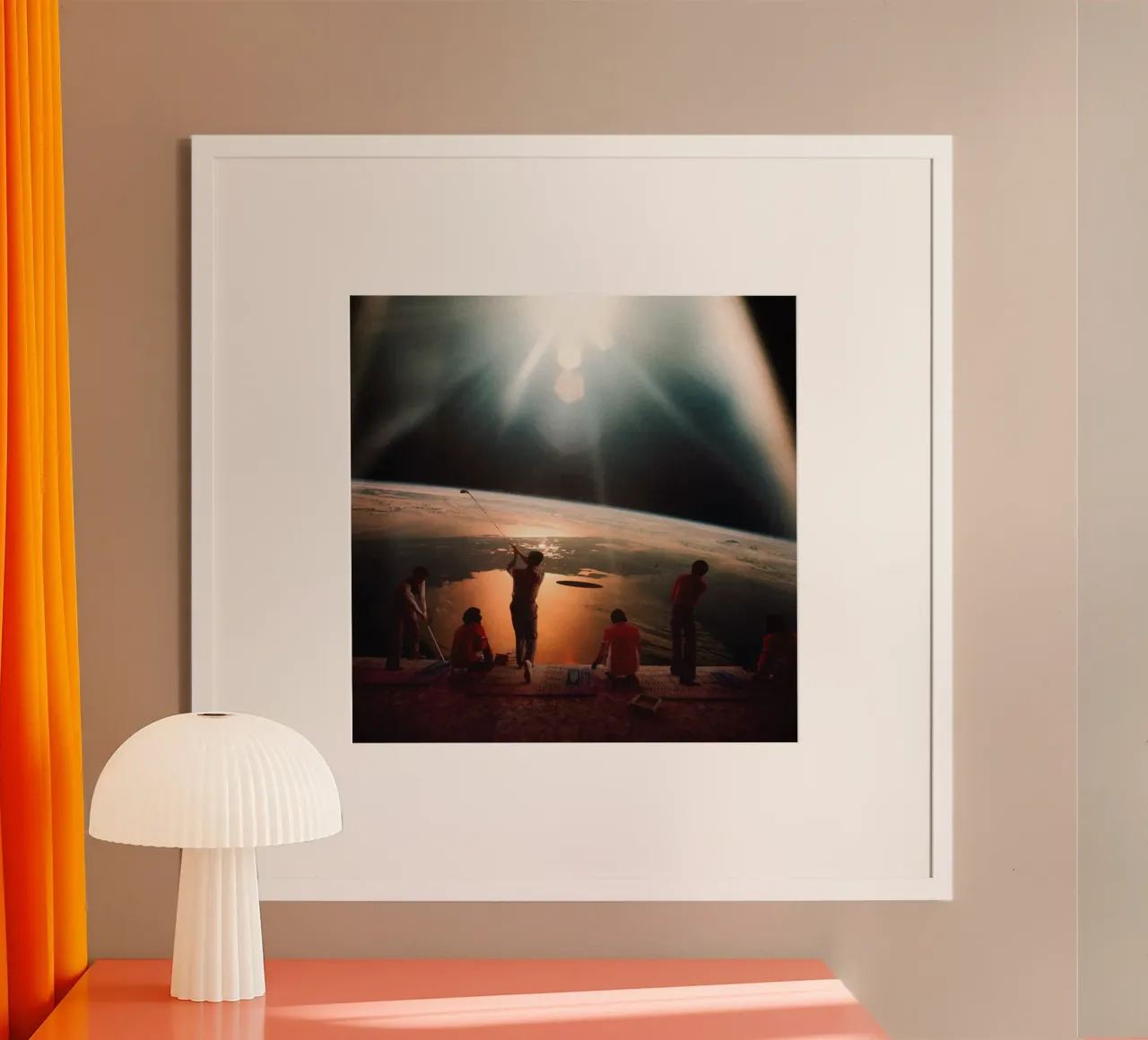 Space Golf poster da Taudalpoi