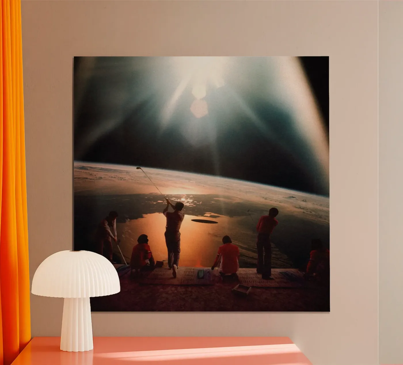 Space Golf poster by Taudalpoi