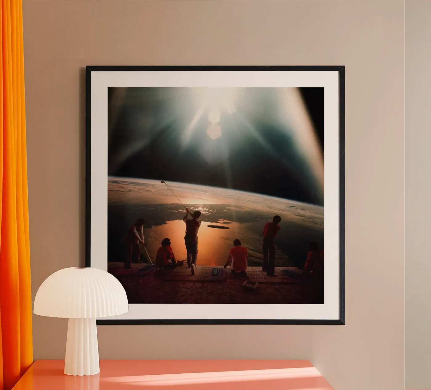 Space Golf poster by Taudalpoi
