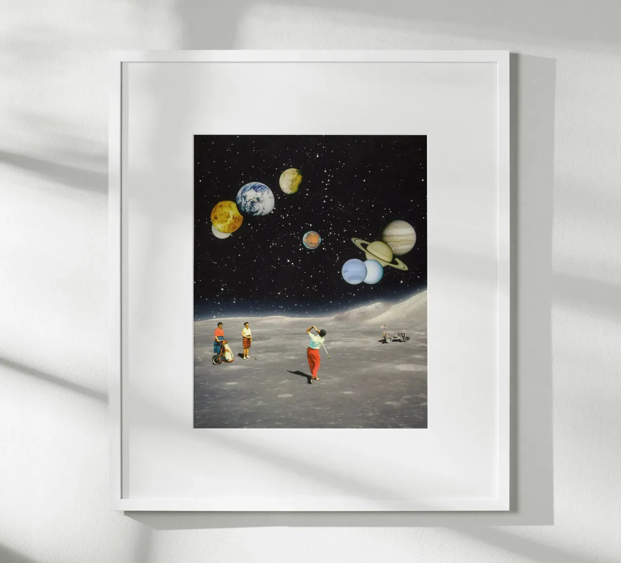 Golfing In Space hahnemühle by Taudalpoi