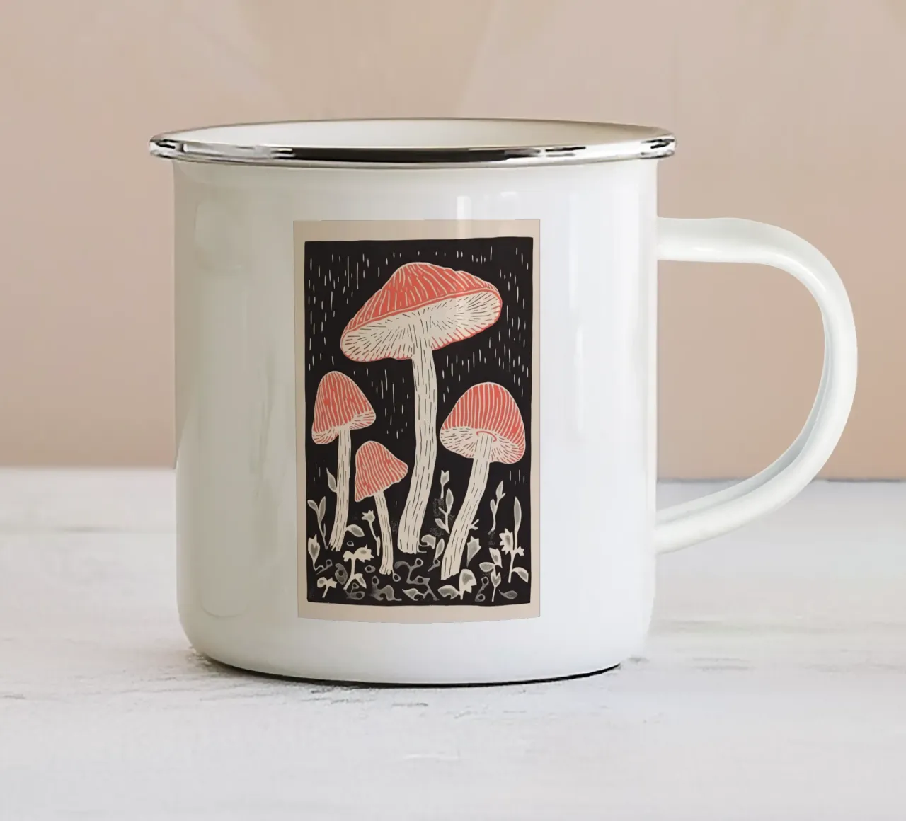 Foresta tazza in smalto da DaarbyN