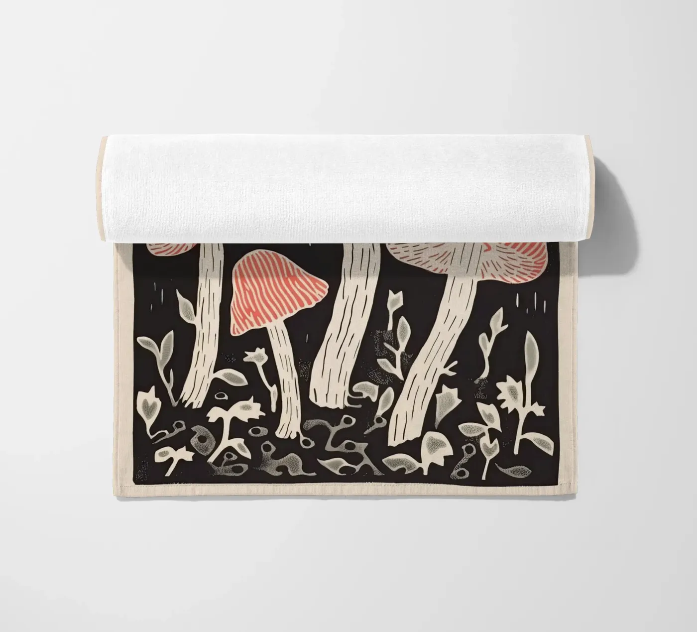 Forest beach towel by DaarbyN