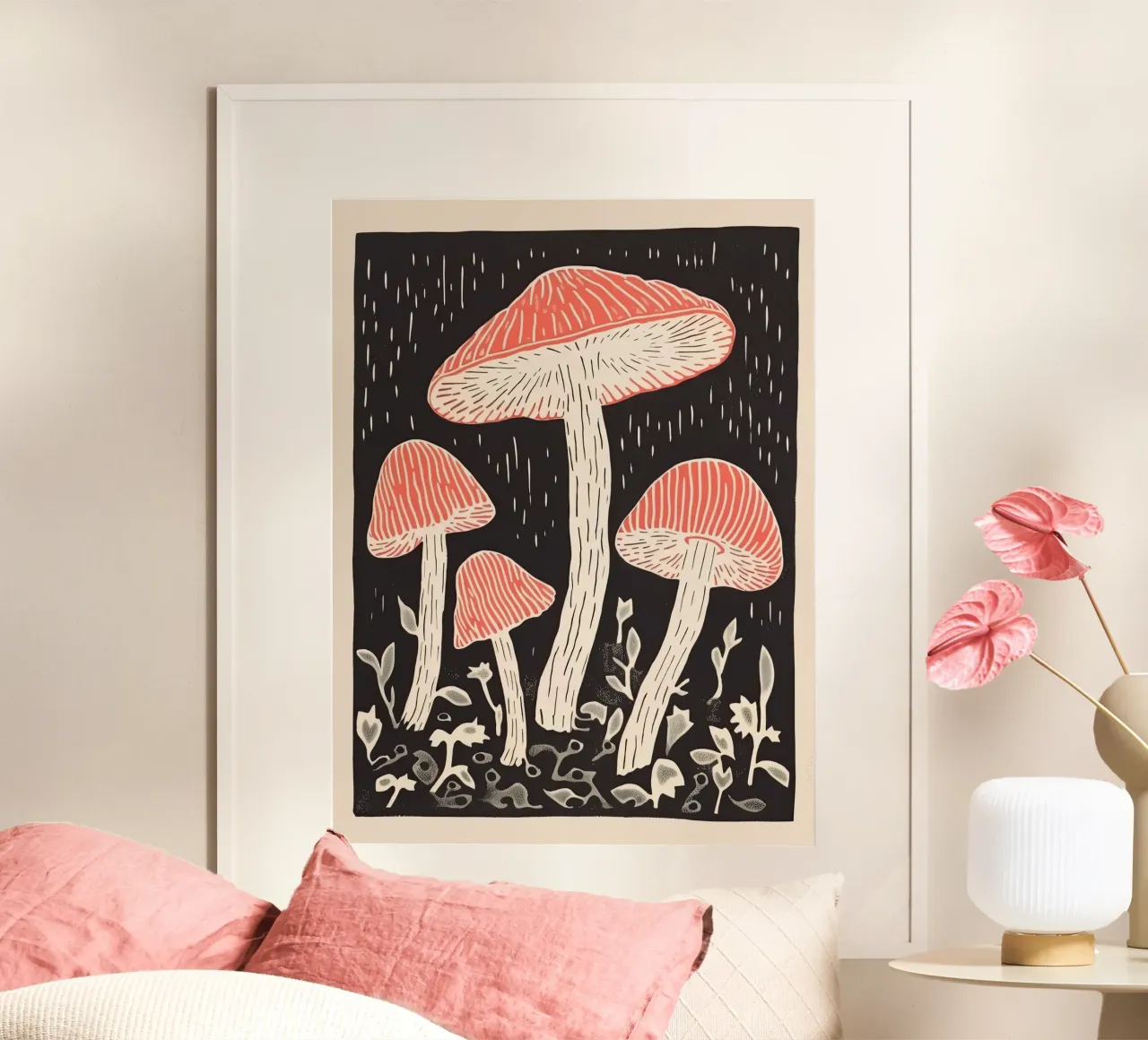 Foresta poster con telaio in legno da DaarbyN