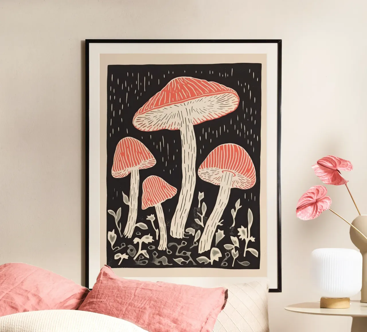 Foresta poster con telaio in legno da DaarbyN