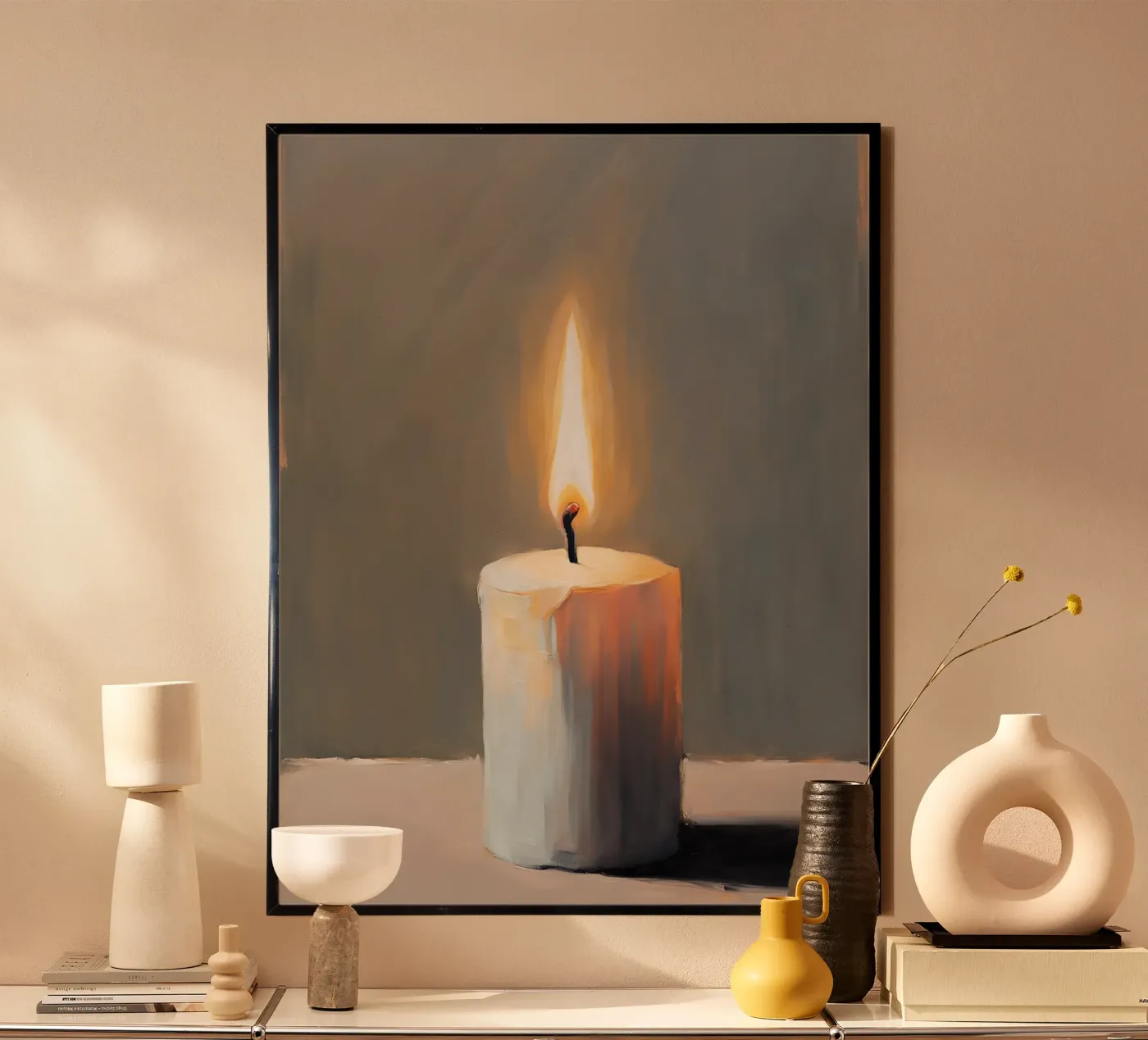 Kerze poster by Ohkimiko