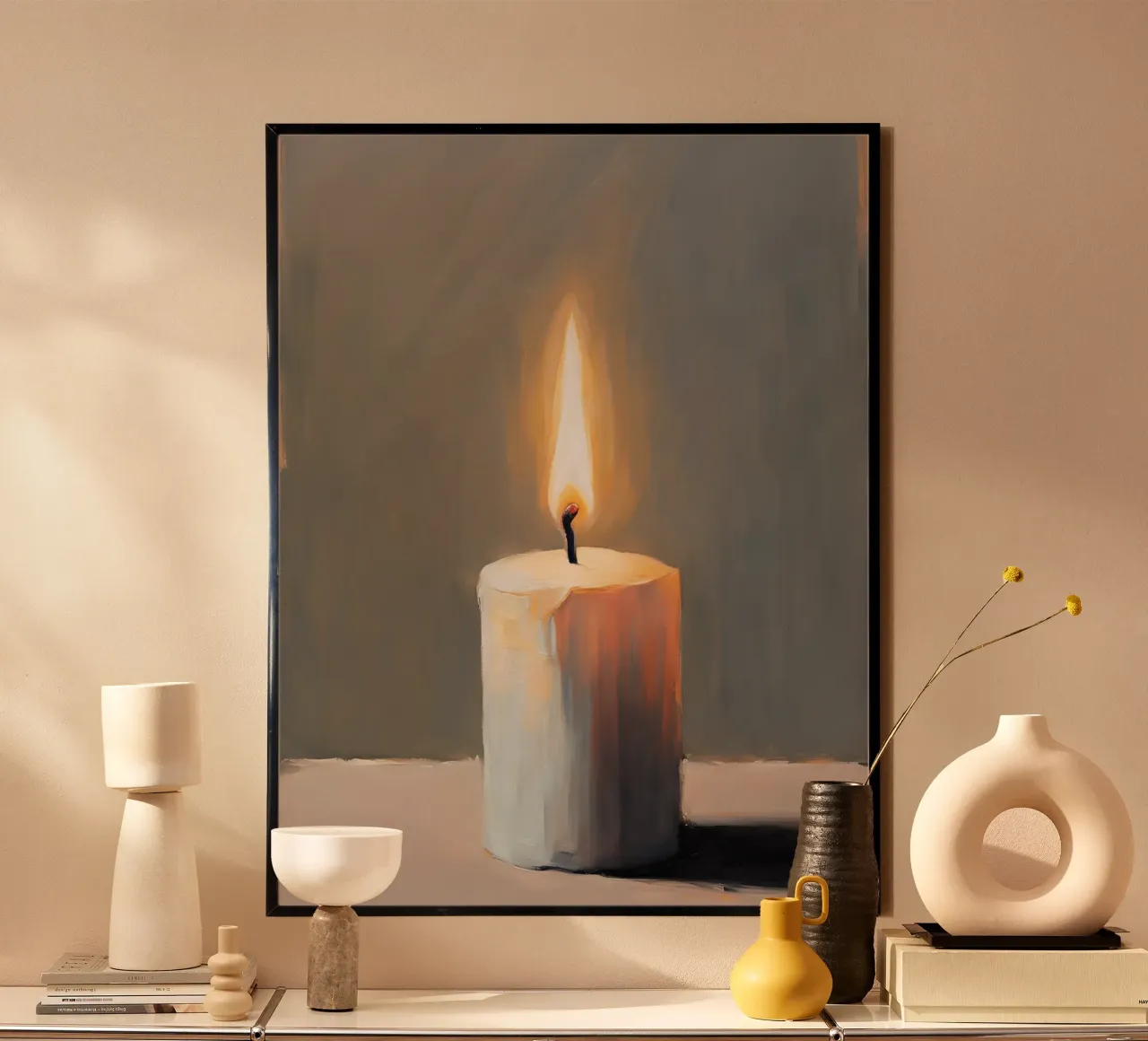 Kerze poster by Ohkimiko