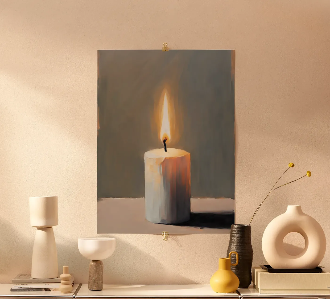 Kerze poster by Ohkimiko