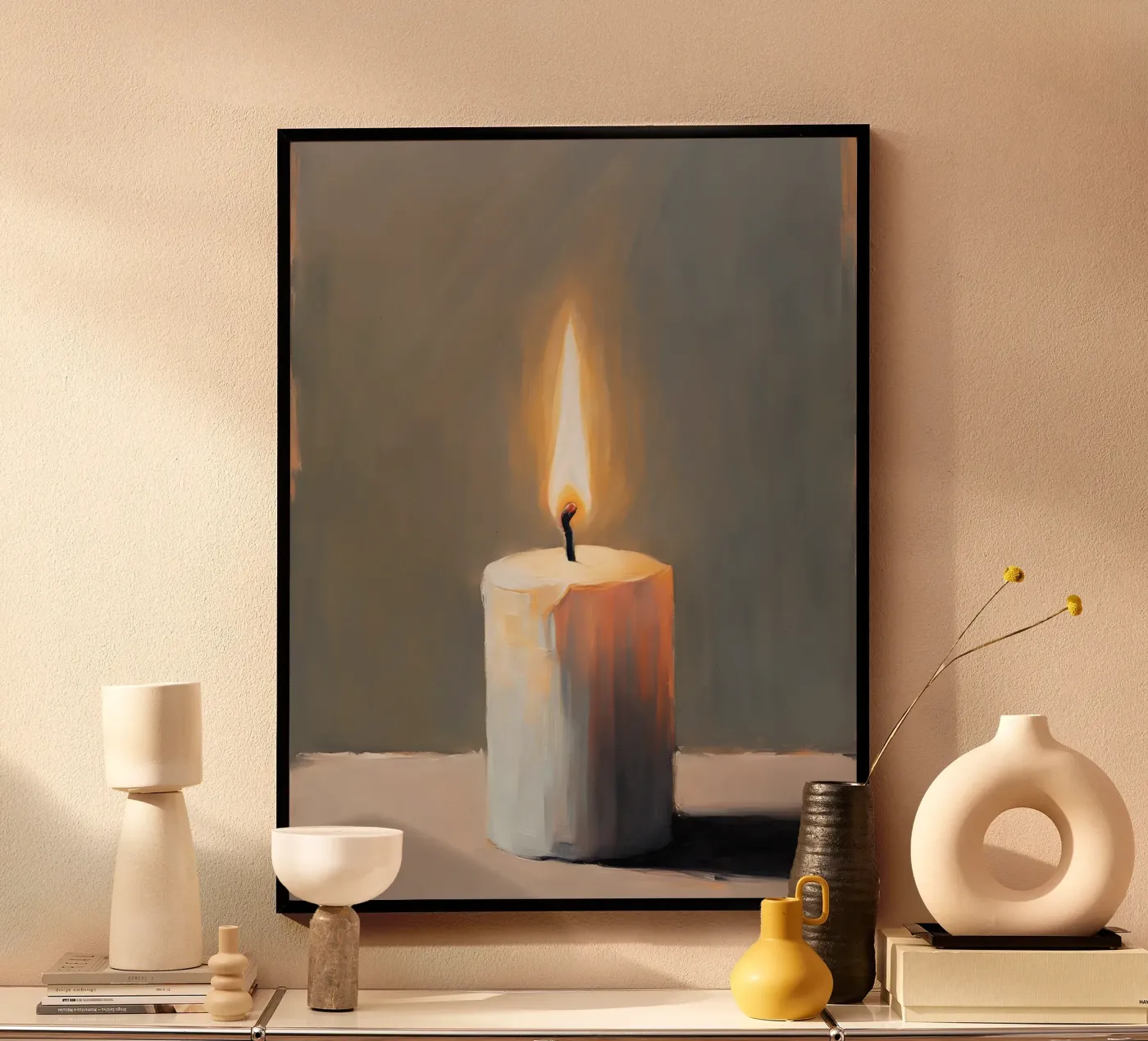 Kerze poster by Ohkimiko