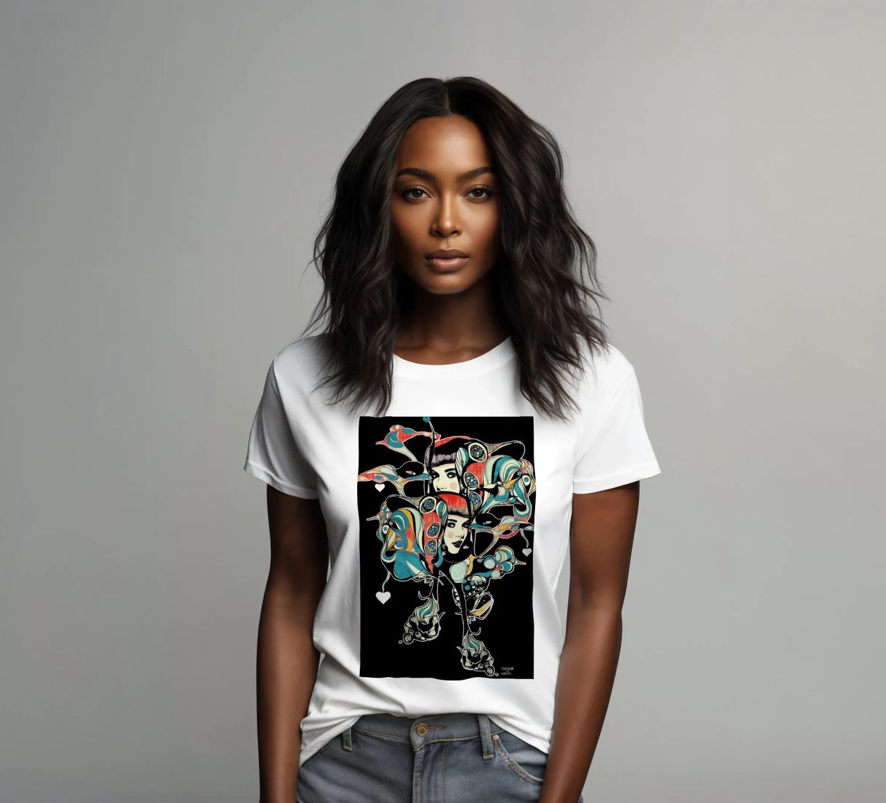Tresor The Lumier dames t-shirt getailleerd van Giulio Iurissevich