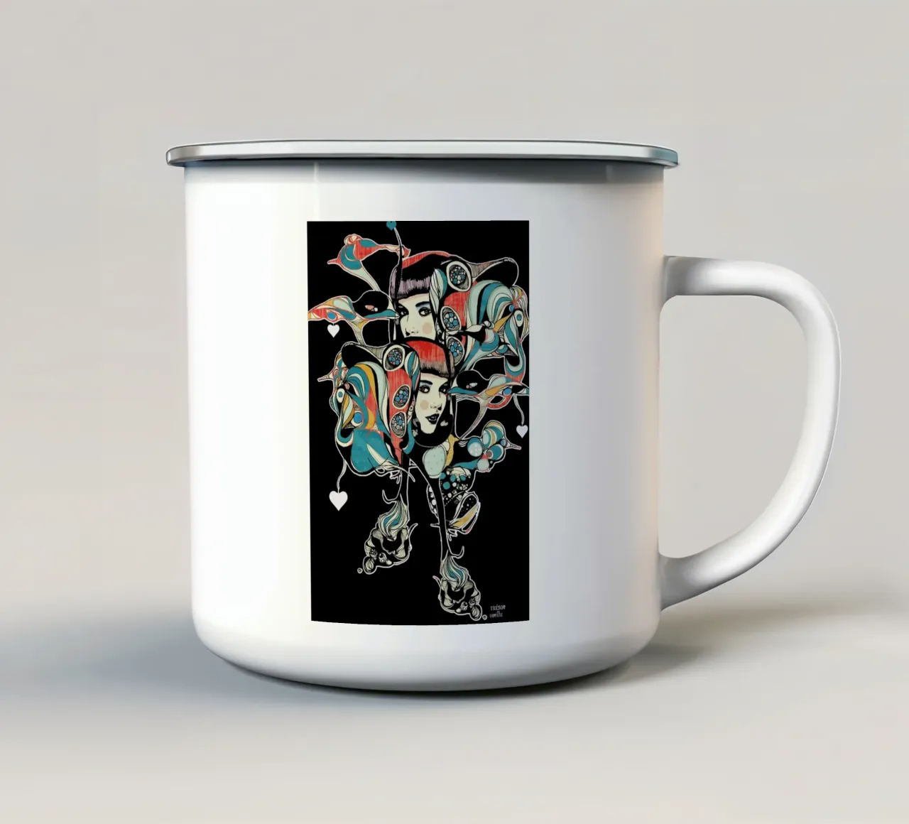 Tresor The Lumier taza de esmalte de Giulio Iurissevich