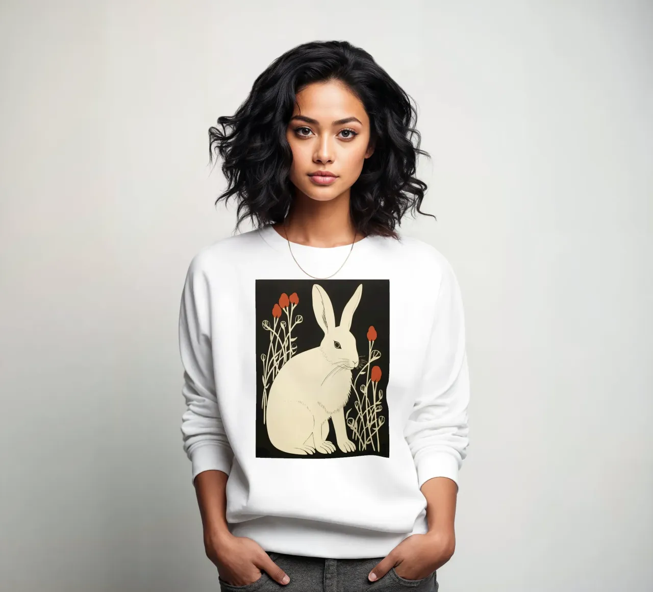 Bunny sweatshirt by DaarbyN