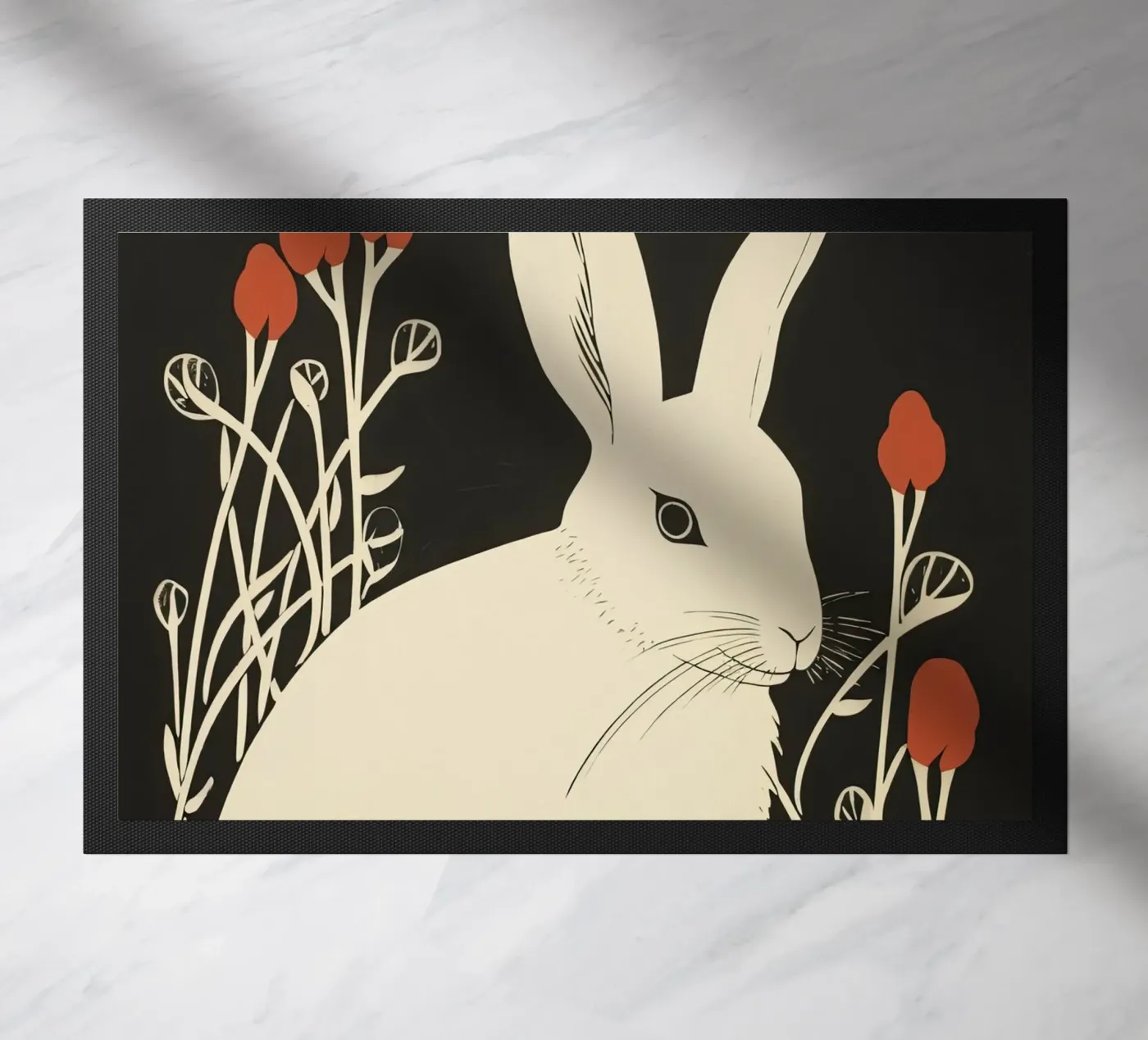 Bunny deurmat van DaarbyN