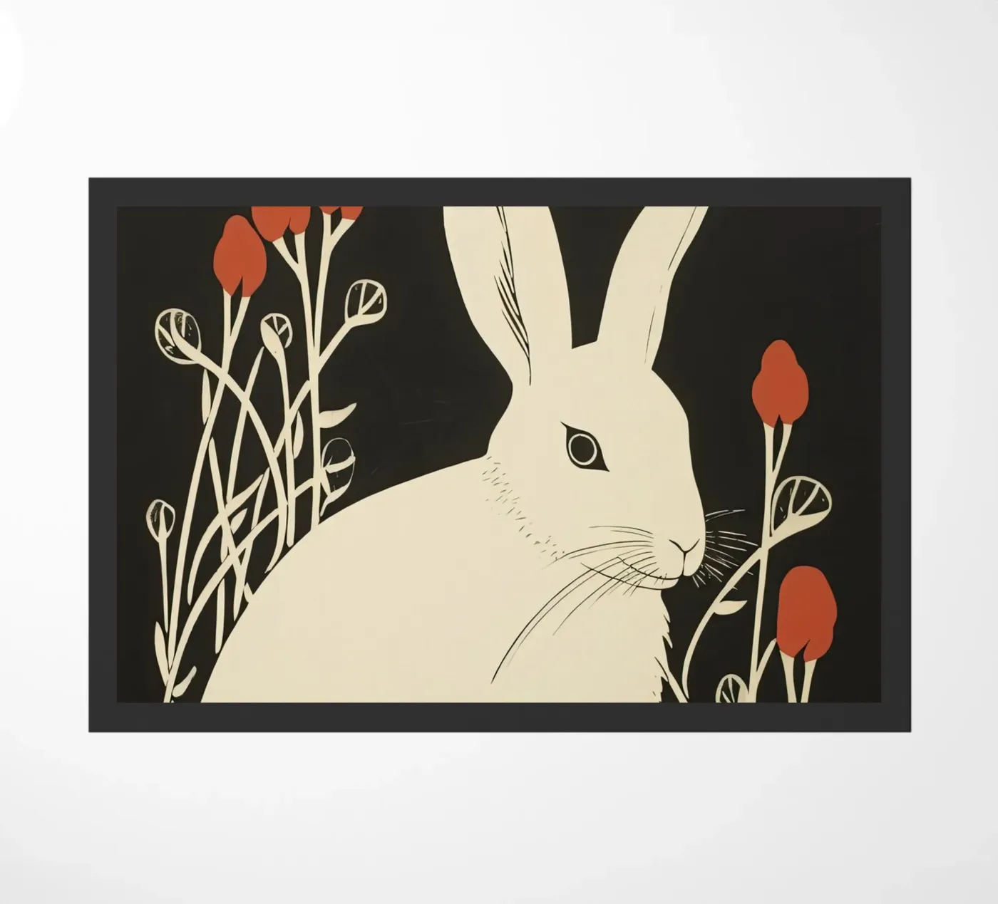 Bunny deurmat van DaarbyN