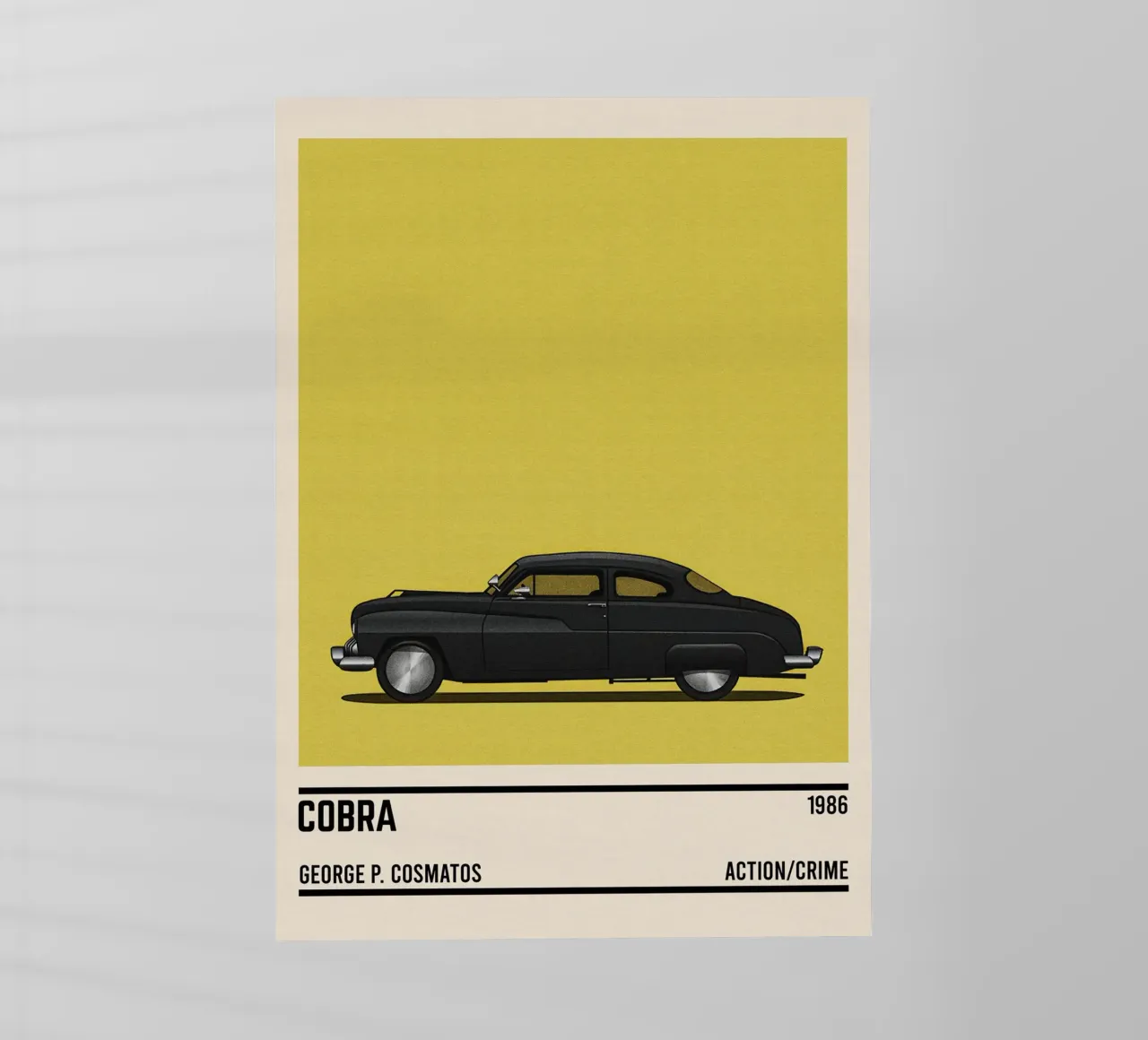 Cobra movie car pellicola backlit da TheArtstudio